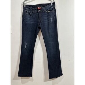 Lucky‎ Brand Women's Blue Mid Rise Lola Bootcut Jeans 14/32 (34/32)